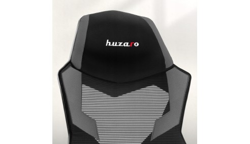 Fotel gamingowy z podnóżkiem do komputera gracza regulowany biurowy Huzaro