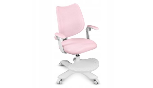 Fotel ergonomiczny dla dzieci biurowy obrotowy Krzesło dziecięce Podnóżek