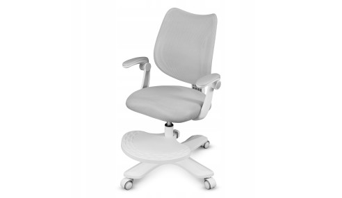 Fotel ergonomiczny dla dzieci biurowy obrotowy Krzesło dziecięce Podnóżek