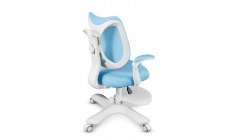 Fotel ergonomiczny dla dzieci biurowy obrotowy Krzesło dziecięce Podnóżek