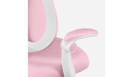 Fotel ergonomiczny dla dzieci biurowy obrotowy Krzesło dziecięce Podnóżek