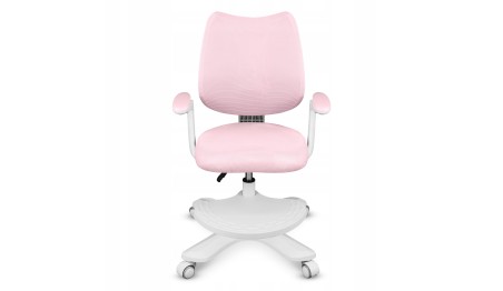 Fotel ergonomiczny dla dzieci biurowy obrotowy Krzesło dziecięce Podnóżek