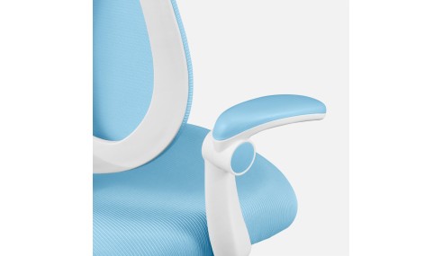 Fotel ergonomiczny dla dzieci biurowy obrotowy Krzesło dziecięce Podnóżek