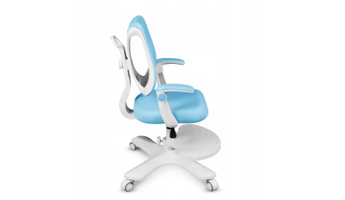 Fotel ergonomiczny dla dzieci biurowy obrotowy Krzesło dziecięce Podnóżek
