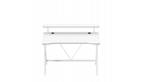 Biurko Gamingowe Ergonomiczne Komputerowe z Półką Stolik Biurowy Huzaro