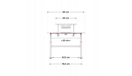 Ergonomiczne biurko dla dziecka Regulacja Stolik dziecięcy Study Mark Adler