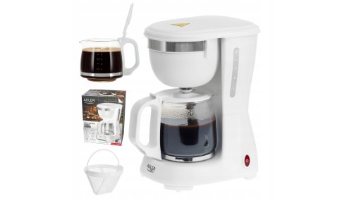 EKSPRES przelewowy AD 4381W 0,6 l KOMPAKTOWY MOC 600W FILTR