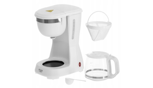 EKSPRES przelewowy AD 4381W 0,6 l KOMPAKTOWY MOC 600W FILTR