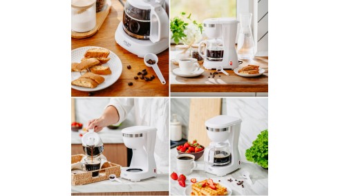 EKSPRES przelewowy AD 4381W 0,6 l KOMPAKTOWY MOC 600W FILTR