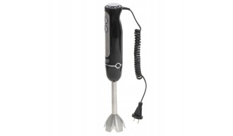 BLENDER ręczny AD 4625 1500W czarny TURBO stal NIERDZEWNA 5 PRĘDKOŚCI