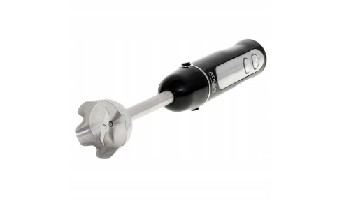 BLENDER ręczny AD 4625 1500W czarny TURBO stal NIERDZEWNA 5 PRĘDKOŚCI