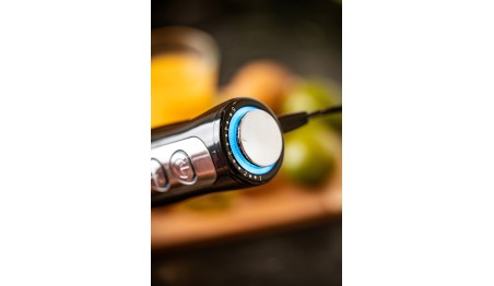 BLENDER ręczny AD 4625 1500W czarny TURBO stal NIERDZEWNA 5 PRĘDKOŚCI