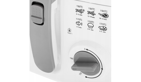 Frytkownica domowa 1800W pojemność 2,5L zamykana pokrywa kosz uchwyt Filtr