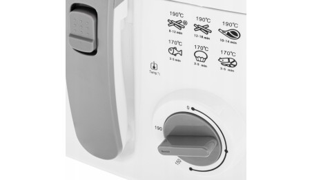 Frytkownica domowa 1800W pojemność 2,5L zamykana pokrywa kosz uchwyt Filtr