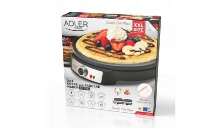 Naleśnikarka elektryczna 30cm Dwustronna 2w1 1600W Nieprzywierająca Akcesor