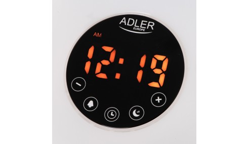 Radiobudzik świetlny LED SYMULACJA ŚWITU alarm dźwięki natury RADIO Lampka