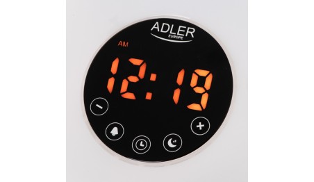 Radiobudzik świetlny LED SYMULACJA ŚWITU alarm dźwięki natury RADIO Lampka