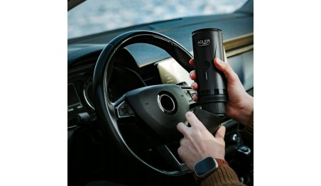 Ekspres ciśnieniowy do kawy 20Bar 90W przenośny 80ml etui kapsułki adapter