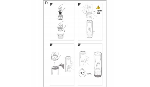 Ekspres ciśnieniowy do kawy 20Bar 90W przenośny 80ml etui kapsułki adapter