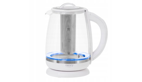 Czajnik elektryczny Camry CR1290w 2200 W 2 l biały
