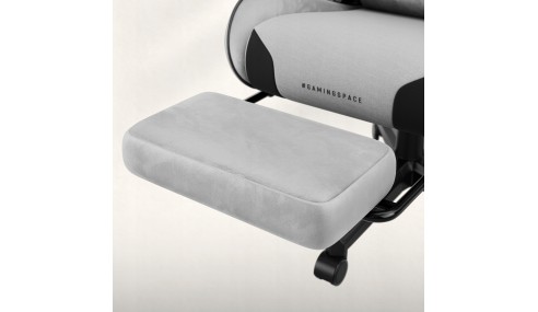 Fotel gamingowy z podnóżkiem 155° obrotowy poduszki 2D podłokietniki HUZARO