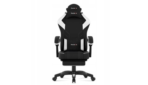 Fotel Gamingowy Ergonomiczny z Podnóżkiem Biurowy Regulowany Huzaro