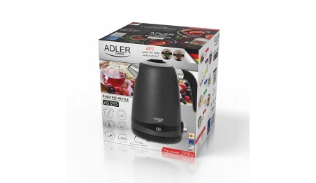 Czajnik ELEKTRYCZNY stalowy METALOWY 1,7L |LCD REGULACJA TEMPERATURY