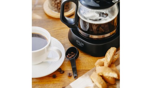 EKSPRES przelewowy AD 4381B 0,6 l KOMPAKTOWY MOC 600W FILTR