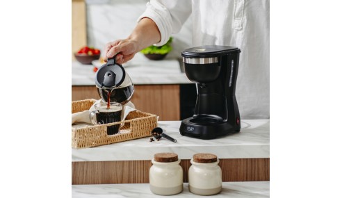 EKSPRES przelewowy AD 4381B 0,6 l KOMPAKTOWY MOC 600W FILTR