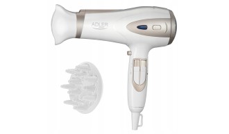 Mocna suszarka 2400W z jonizatorem dyfuzorem zimnym nadmuchem elegancka