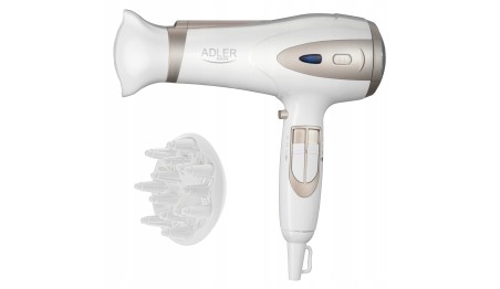 Mocna suszarka 2400W z jonizatorem dyfuzorem zimnym nadmuchem elegancka