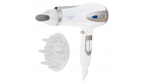 Mocna suszarka 2400W z jonizatorem dyfuzorem zimnym nadmuchem elegancka