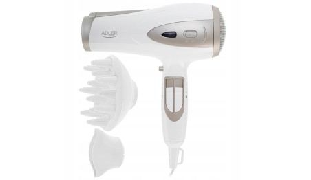 Mocna suszarka 2400W z jonizatorem dyfuzorem zimnym nadmuchem elegancka