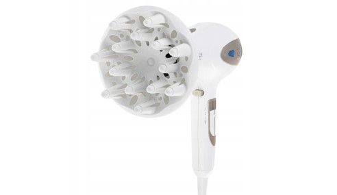 Mocna suszarka 2400W z jonizatorem dyfuzorem zimnym nadmuchem elegancka