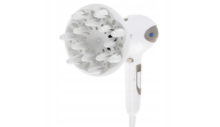 Mocna suszarka 2400W z jonizatorem dyfuzorem zimnym nadmuchem elegancka