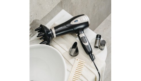 Suszarka do włosów 2200 W jonizacja dyfuzor 3 temperatury 2 prędkości Mesko