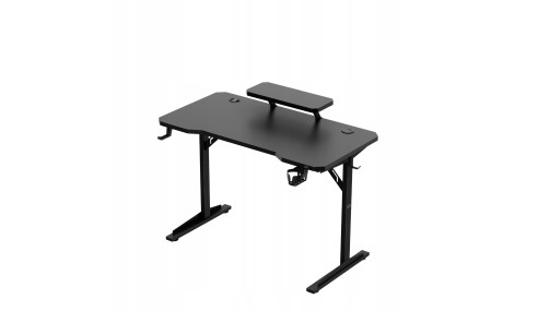 Biurko gamingowe komputerowe Stolik stół biurowy półka gniazdo USB uchwyt