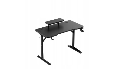 Biurko gamingowe komputerowe Stolik stół biurowy półka gniazdo USB uchwyt