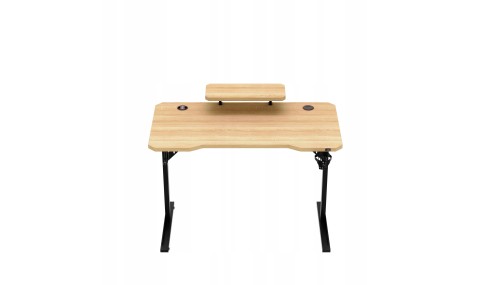 Biurko gamingowe komputerowe Stolik stół biurowy półka gniazdo USB uchwyt