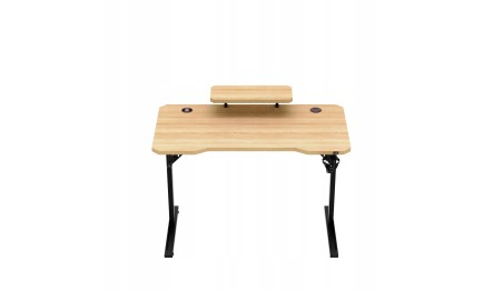 Biurko gamingowe komputerowe Stolik stół biurowy półka gniazdo USB uchwyt