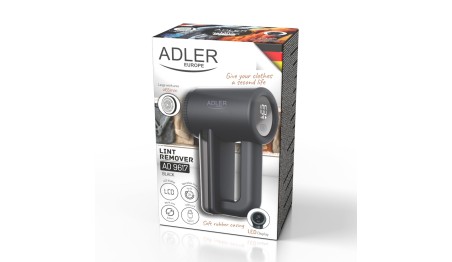 AKUMULATOROWA GOLARKA DO UBRAŃ TKANIN LCD REGULACJA Adler AD9617 BLACK