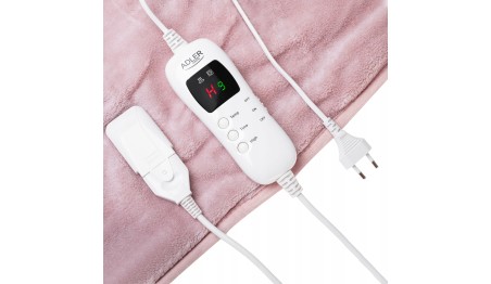 KOC ELEKTRYCZNY 160x180cm Pilot LCD MIĘKKI POLAR ADLER | AD7443