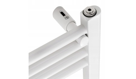 Grzejnik łazienkowy elektryczny Adler 600 W 50 x 90 mm biały DRABINKA