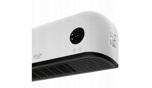 Adler LED Nagrzewnica | AD 7751 | Kurtyna powietrzna | 2000 W | Biały