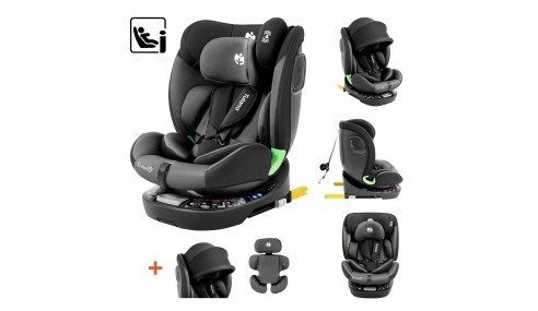 Fotelik samochodowy obrotowy Tulano I-SIZE Obrót 360° ISOFIX + Top Tether