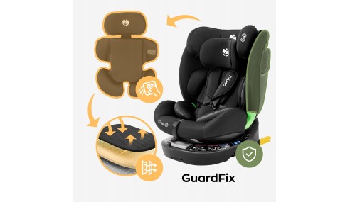 Fotelik samochodowy obrotowy Tulano I-SIZE Obrót 360° ISOFIX + Top Tether