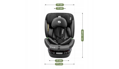 Fotelik samochodowy obrotowy Tulano I-SIZE Obrót 360° ISOFIX + Top Tether