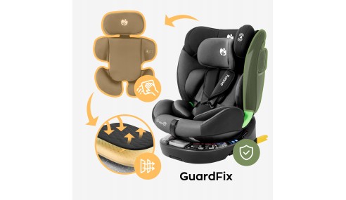 Fotelik samochodowy obrotowy Tulano I-SIZE Obrót 360° ISOFIX + Top Tether