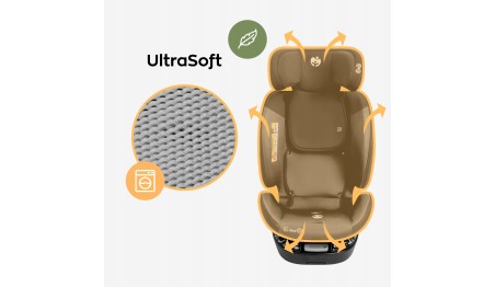 Fotelik samochodowy obrotowy Tulano I-SIZE Obrót 360° ISOFIX + Top Tether