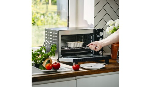 Mini Piekarnik elektryczny 30L termoobieg 12 trybów rożen ruszt timer